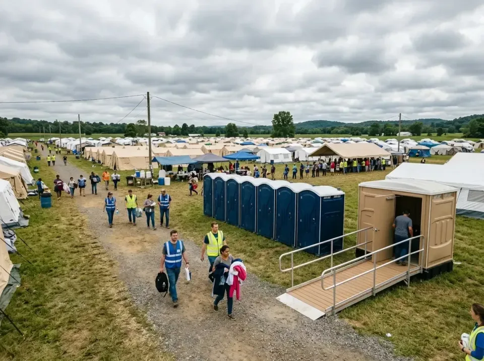 disaster-relief-camp-restrooms-010 — frequently asked questions, Dumpster & Portable Bathrooms Rental in Quinnipiac Universi…